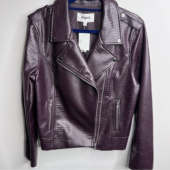 NWT BB Dakota by Steve Madden Bomber Jacket Purple XL - Picture 13 of 15